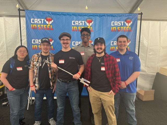 GVSU Casting Club Secures Three Placements&nbsp;in this Years Cast In Steel Halligan Bar Competition